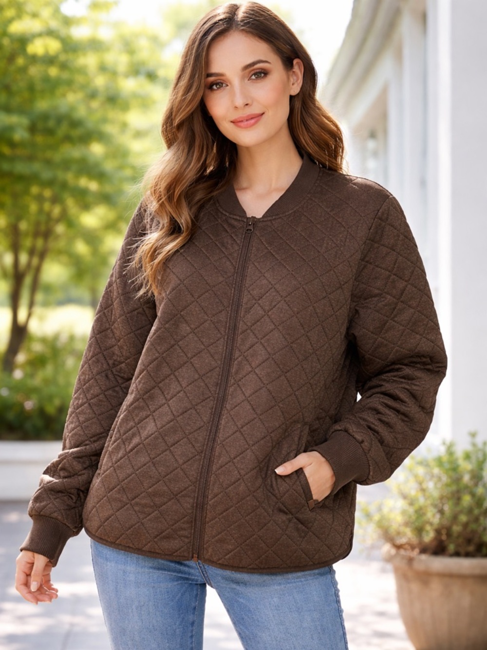 Wheat Thermo Quilted Jacket Loui XL Danish Designer